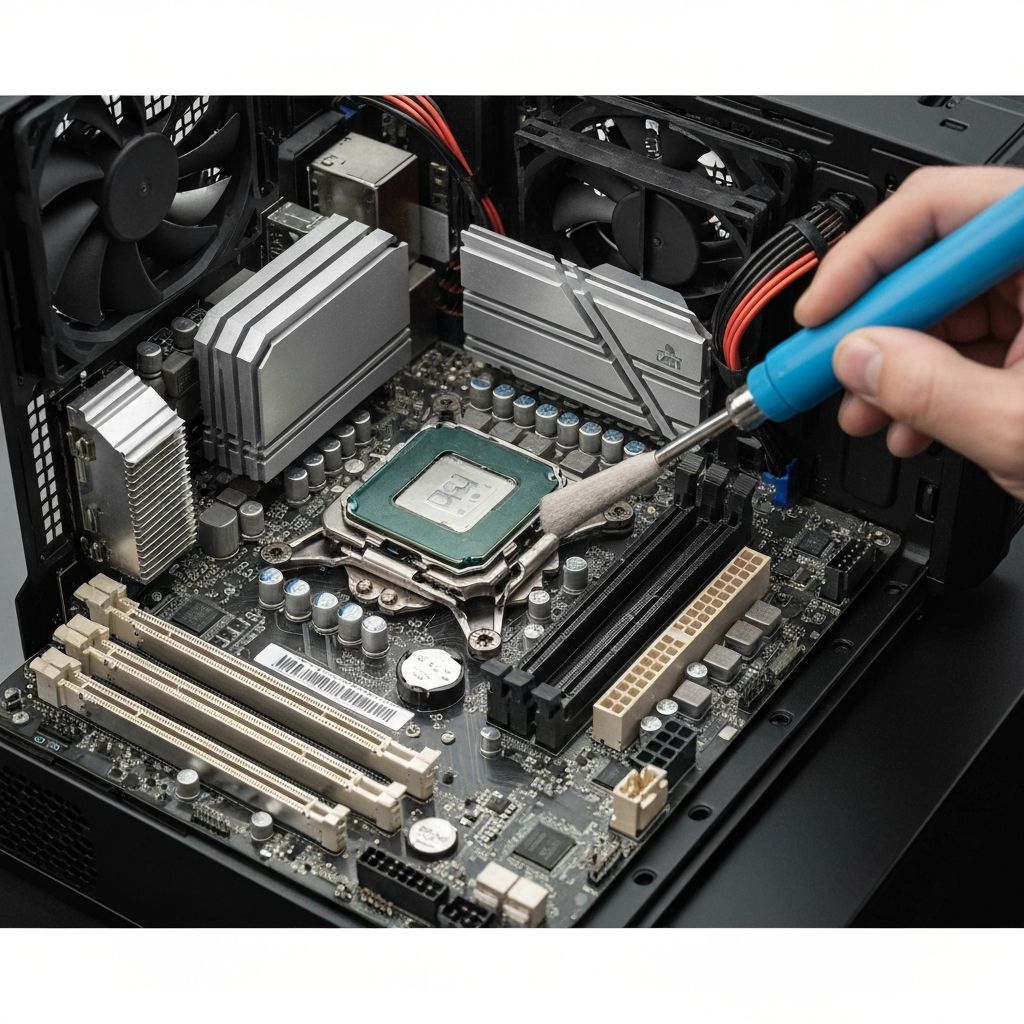 Nettoyage interne d'un ordinateur